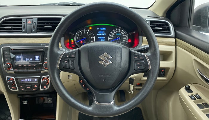 2020 Maruti Ciaz DELTA 1.5 SHVS VVT MT, Petrol, Manual, 44,695 km, Steering Wheel Close Up