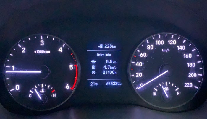 2018 Hyundai Verna 1.6 SX (O) CRDI MT, Diesel, Manual, 65,533 km, Odometer Image