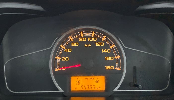 2019 Maruti Alto LXI CNG, CNG, Manual, 54,831 km, Odometer Image