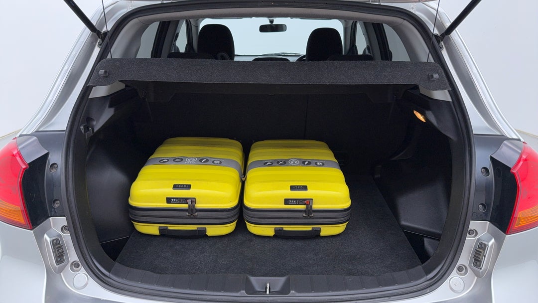 Boot Inside View with Luggage