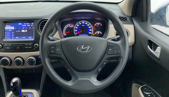 2018 Hyundai Grand i10 SPORTZ AT 1.2 KAPPA VTVT, Petrol, Automatic, 21,403 km, Steering Wheel Close Up