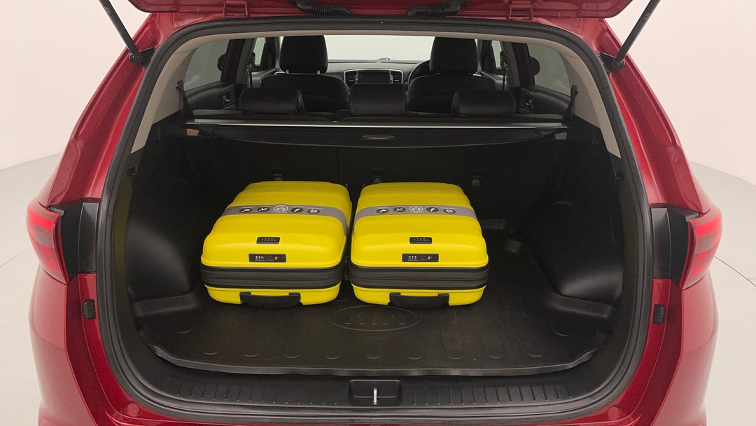 Boot Inside View with Luggage