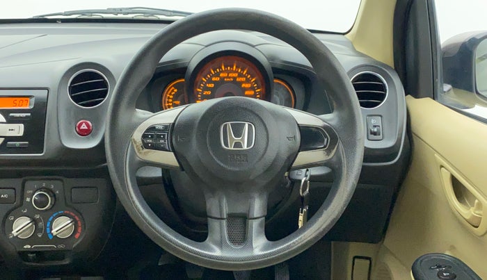 2014 Honda Amaze 1.2 SX MT I VTEC, Petrol, Manual, 46,383 km, Steering Wheel Close Up