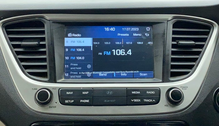 2019 Hyundai Verna 1.6 VTVT SX, Petrol, Manual, 15,101 km, Infotainment System