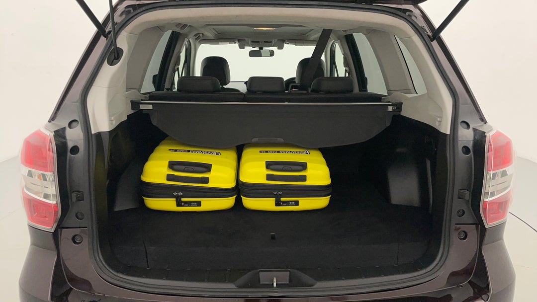 Boot Inside View with Luggage