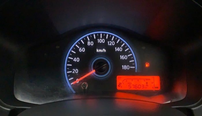2018 Datsun Redi Go T (O), Petrol, Manual, 57,646 km, Odometer Image