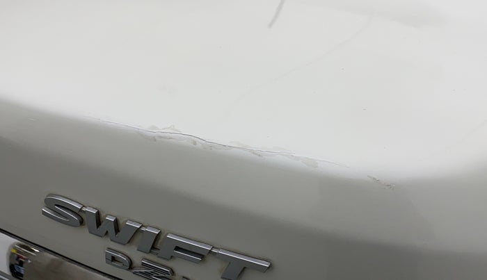 2012 Maruti Swift Dzire ZDI, Diesel, Manual, 71,457 km, Dicky (Boot door) - Paint has minor damage
