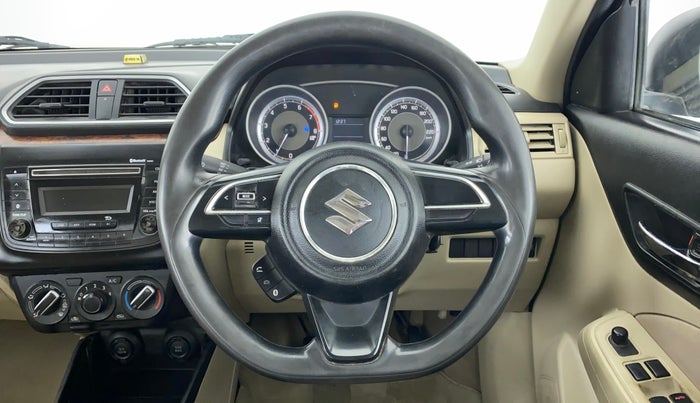 2017 Maruti Dzire VXI, Petrol, Manual, 53,119 km, Steering Wheel Close Up