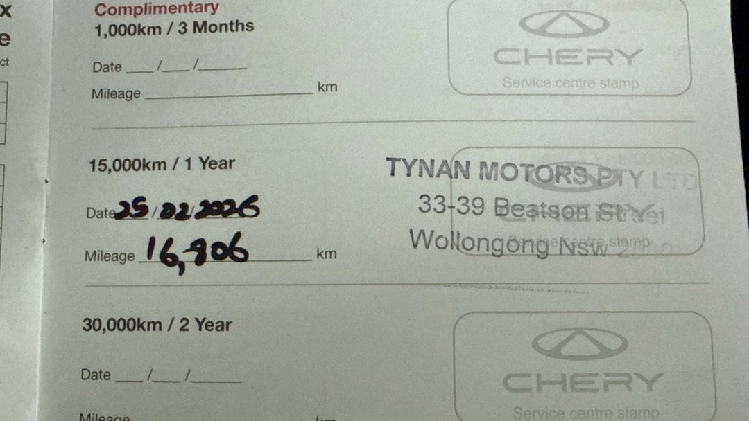 2024 Chery Tiggo 8 Pro Max Elite 2WD, Automatic, 20388 km, Service History