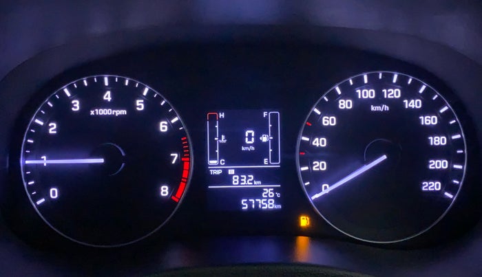 2017 Hyundai Creta E PLUS 1.6 PETROL, Petrol, Manual, 58,079 km, Odometer Image