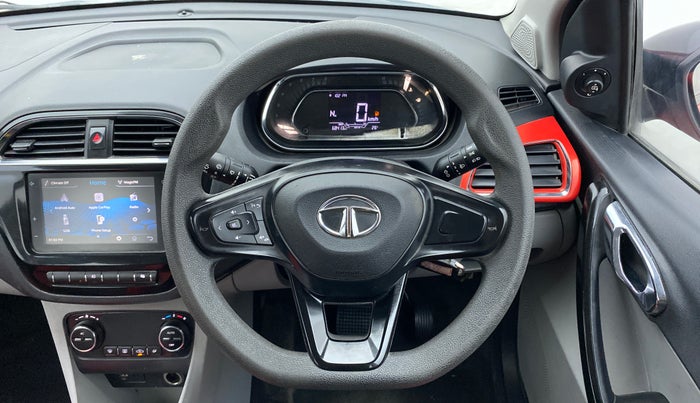 2020 Tata Tiago XZA+ DUAL TONE 1.2RTN, Petrol, Automatic, 68,679 km, Steering Wheel Close Up