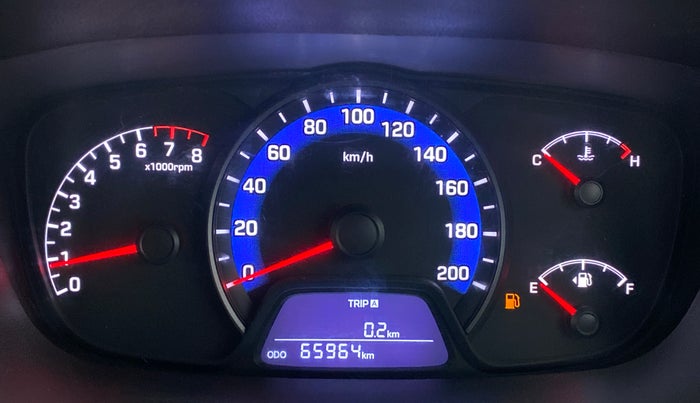 2014 Hyundai Xcent S 1.2, CNG, Manual, 65,963 km, Odometer Image