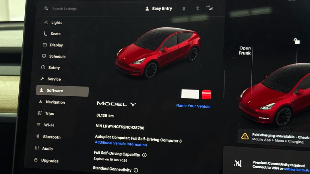 2022 Tesla Model Y Rear-wheel Drive, Automatic, 31139 km, Odometer View