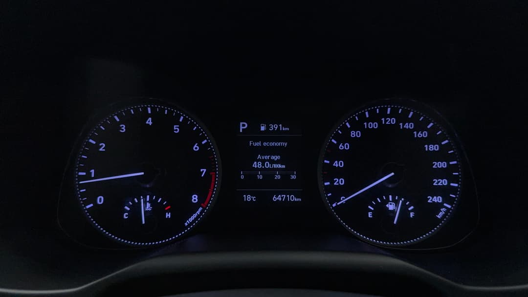 2018 Hyundai Elantra Go, Automatic, 64710 km, Odometer View
