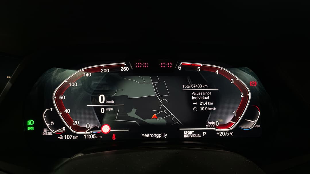 2021 BMW X5 xDrive30d, Automatic, 67438 km, Odometer View