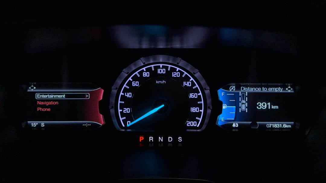 2020 Ford Everest Trend (4WD 7 Seat), Automatic, 71831 km, Odometer View
