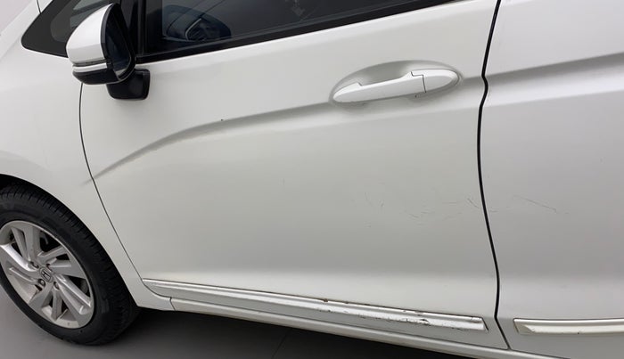 2018 Honda Jazz 1.2L I-VTEC V AT, Petrol, Automatic, 1,00,657 km, Front passenger door - Minor scratches