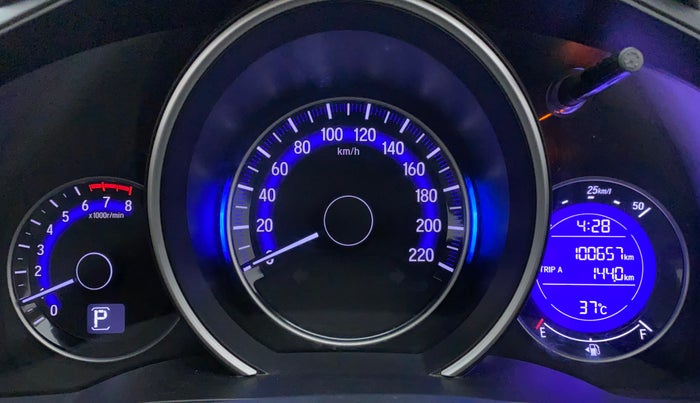 2018 Honda Jazz 1.2L I-VTEC V AT, Petrol, Automatic, 1,00,657 km, Odometer Image