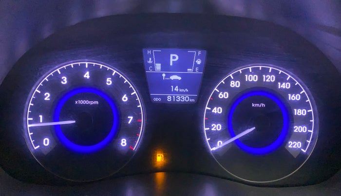 2015 Hyundai Verna FLUIDIC 4S1.6 VTVT S O AT, Petrol, Automatic, 81,330 km, Odometer Image