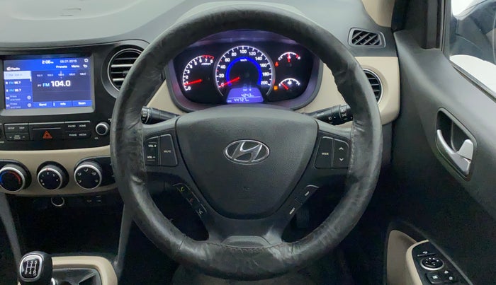 2019 Hyundai Grand i10 SPORTZ 1.2 KAPPA VTVT, CNG, Manual, 44,726 km, Steering Wheel Close Up
