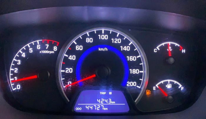 2019 Hyundai Grand i10 SPORTZ 1.2 KAPPA VTVT, CNG, Manual, 44,726 km, Odometer Image