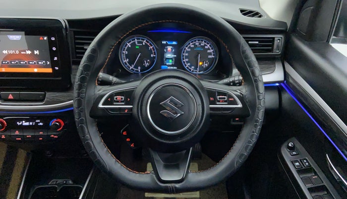 2019 Maruti XL6 ZETA SHVS, Petrol, Manual, 18,218 km, Steering Wheel Close Up