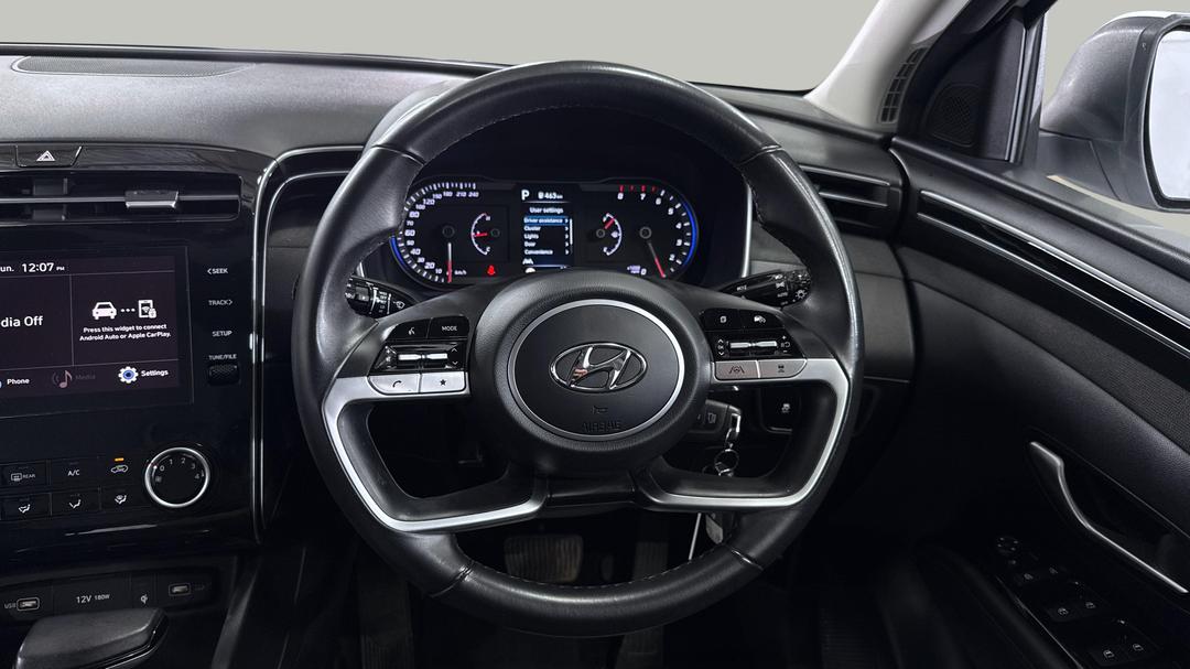 2022 Hyundai Tucson (FWD), Automatic, 88684 km, Steering Wheel Close-up