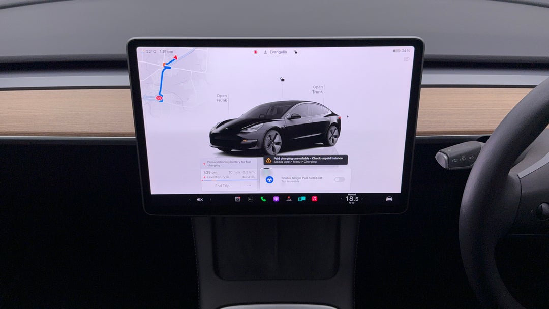 2023 Tesla Model 3 Rear-wheel Drive, Automatic, 38646 km, Center Console