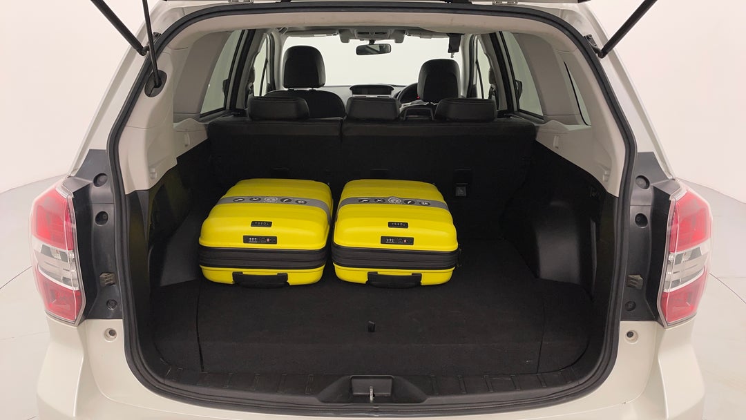 Boot Inside View with Luggage