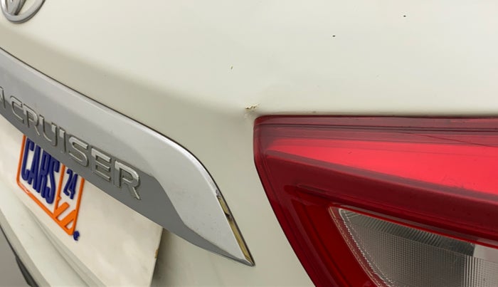 2021 Toyota URBAN CRUISER MID GRADE MT, Petrol, Manual, 37,122 km, Dicky (Boot door) - Paint has minor damage