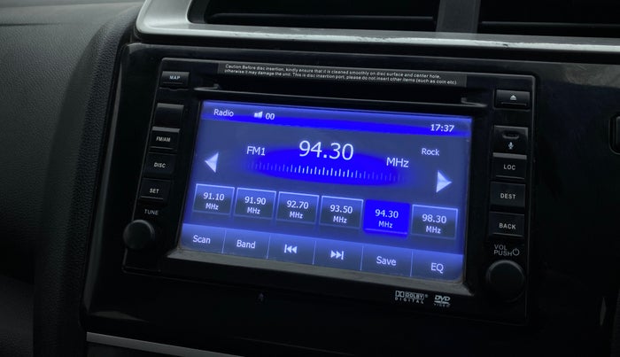 2016 Honda Jazz 1.2L I-VTEC VX, Petrol, Manual, 90,780 km, Infotainment system - Touch screen not working
