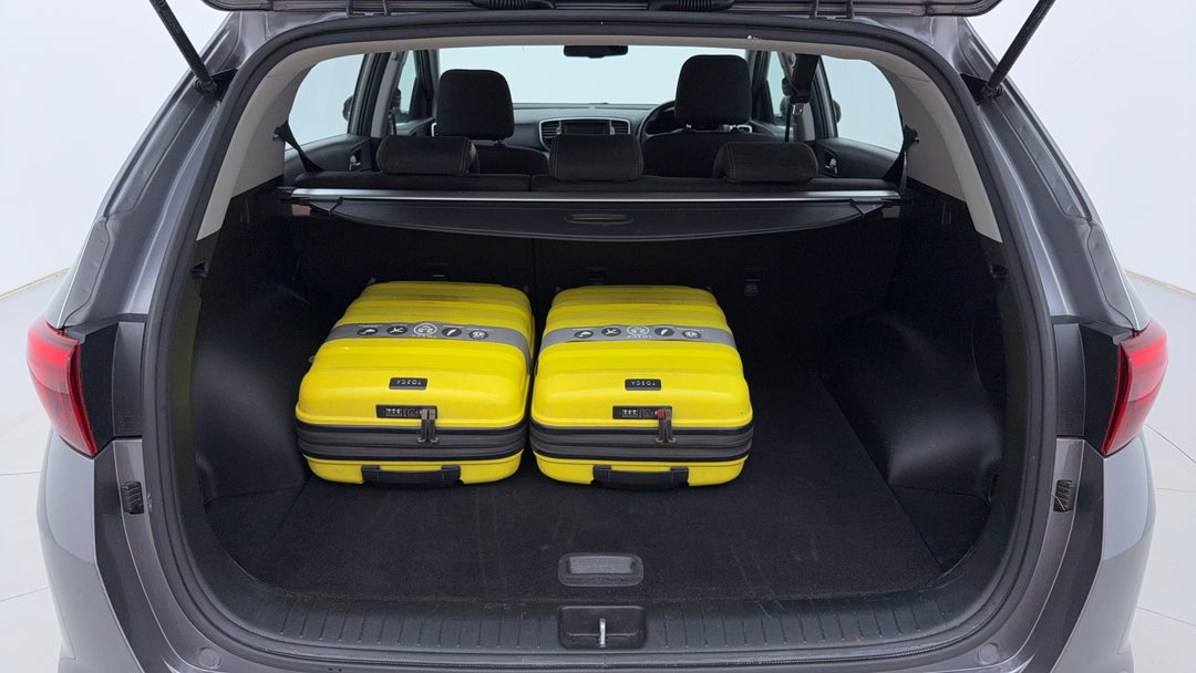 Boot Inside View with Luggage