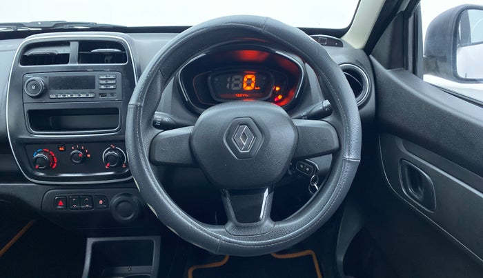 2018 Renault Kwid RXL, Petrol, Manual, 80,212 km, Steering Wheel Close Up