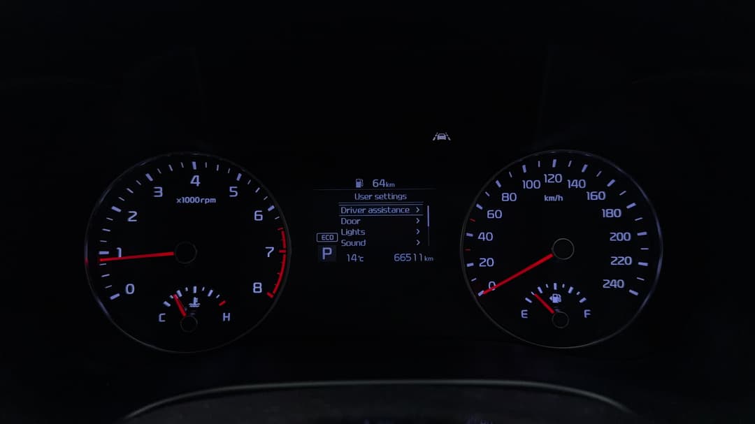 2021 Kia Cerato S, Automatic, 66511 km, Odometer View