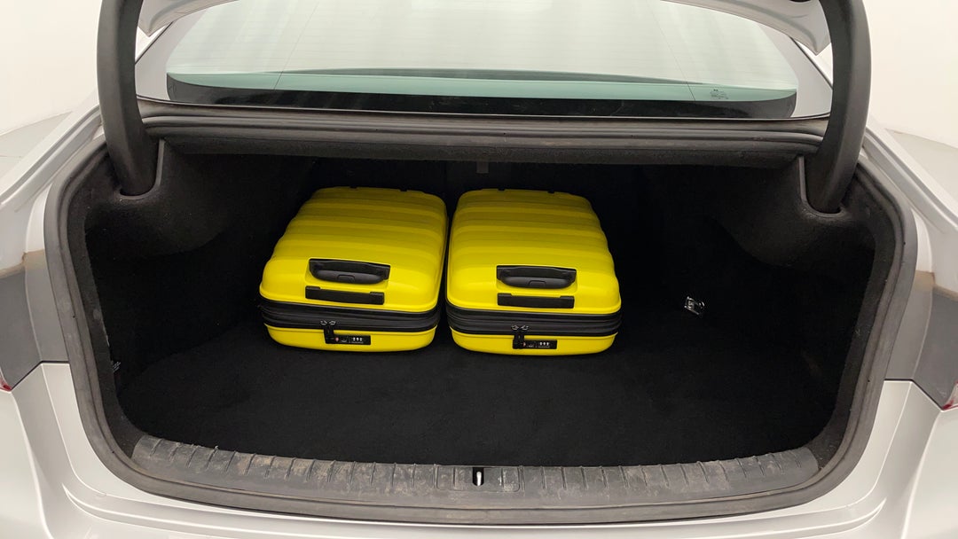 Boot Inside View with Luggage