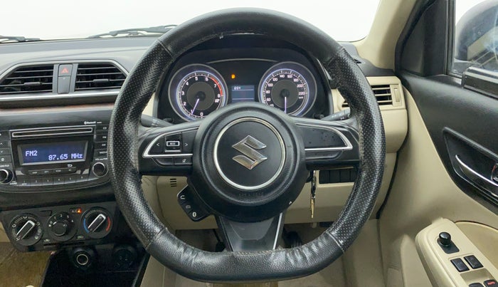 2017 Maruti Dzire VXI, Petrol, Manual, 97,354 km, Steering Wheel Close Up