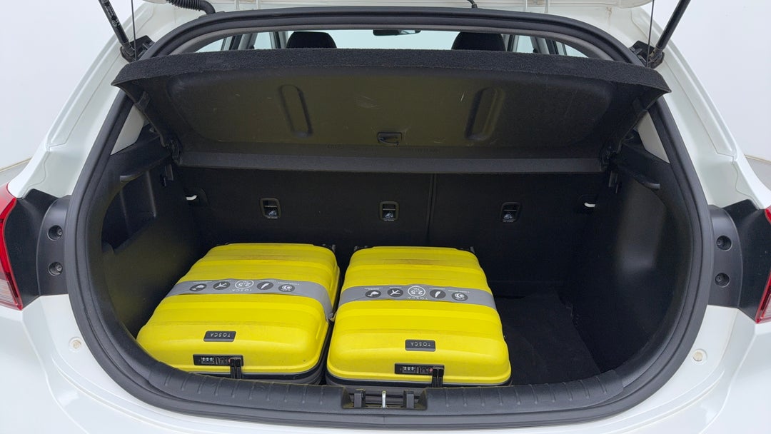 Boot Inside View with Luggage