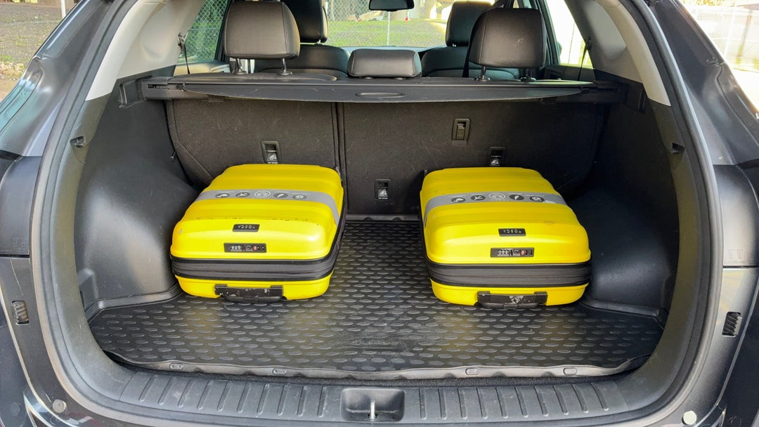 Boot Inside View with Luggage