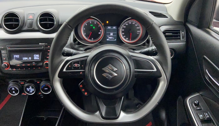 2019 Maruti Swift ZXI (AMT), Petrol, Automatic, 3,180 km, Steering Wheel Close Up