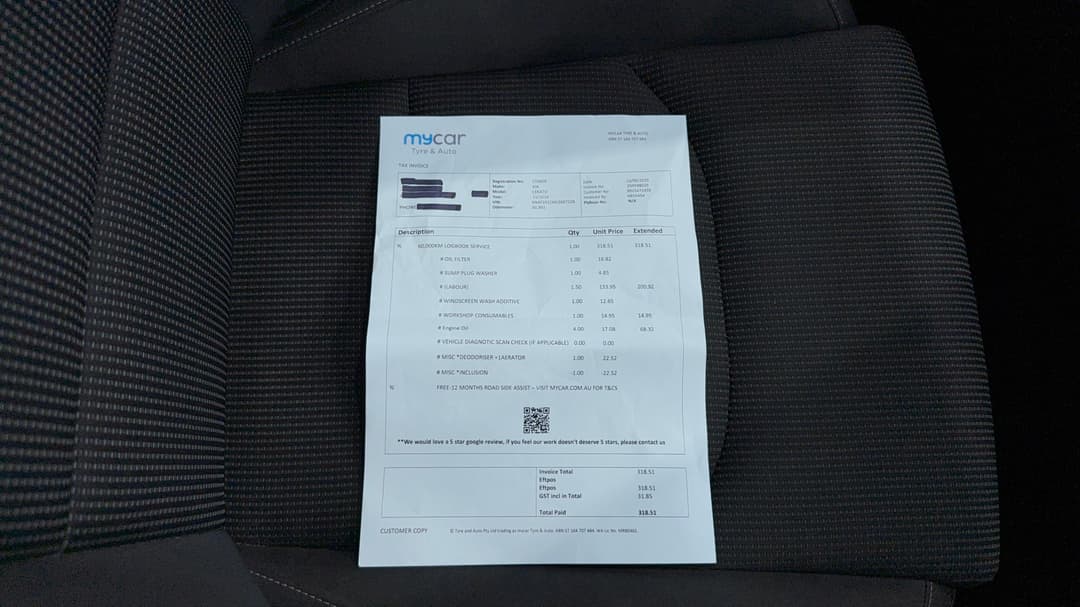 2019 Kia Cerato S, Automatic, 71145 km, Service History
