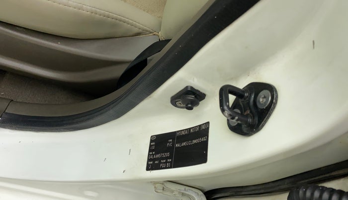 2011 Hyundai i10 MAGNA 1.2, Petrol, Manual, 82,088 km, Left B pillar - Slightly dented