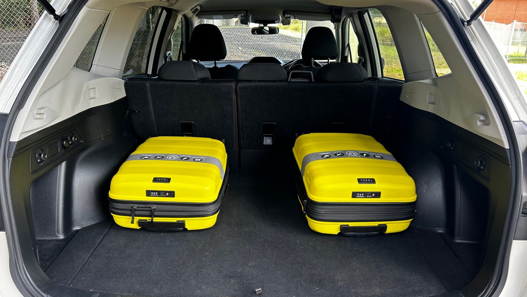 Boot Inside View with Luggage
