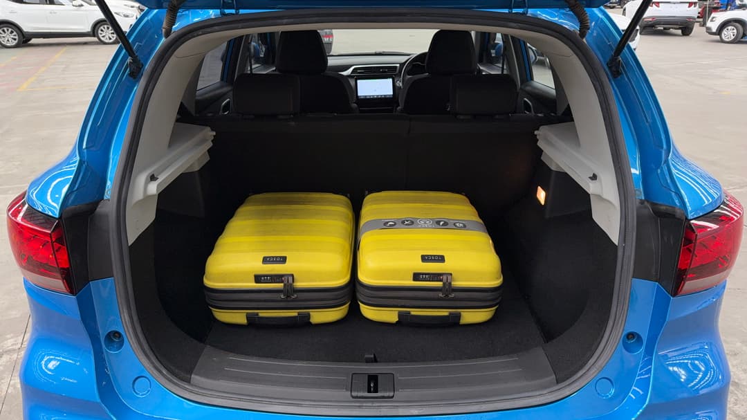 2022 MG ZS EV Excite, Automatic, 42662 km, Boot Inside View with Luggage