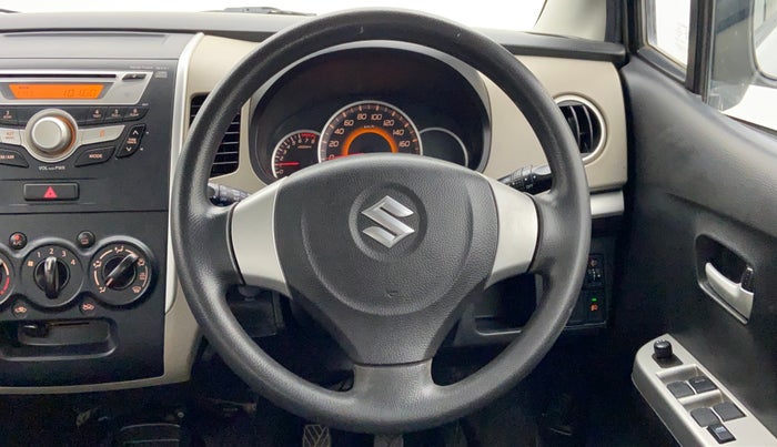 2014 Maruti Wagon R 1.0 VXI, Petrol, Manual, 58,456 km, Steering Wheel Close Up