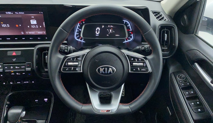 2020 KIA SONET GTX PLUS DCT 1.0, Petrol, Automatic, 12,056 km, Steering Wheel Close Up