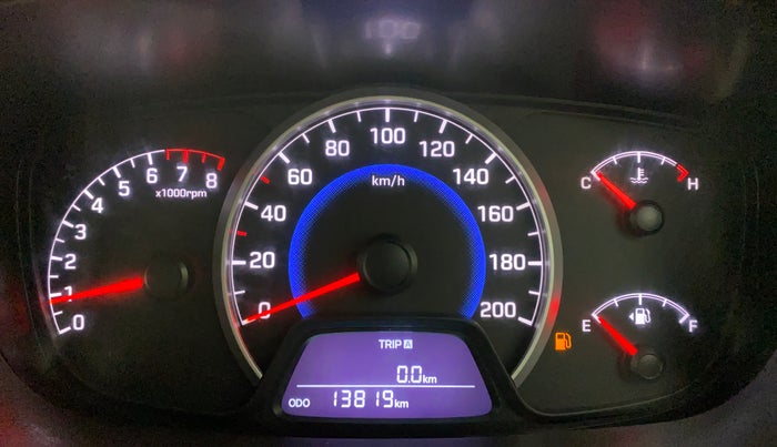 2016 Hyundai Grand i10 MAGNA 1.2 VTVT, Petrol, Manual, 13,839 km, Odometer Image