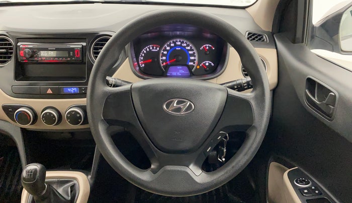 2016 Hyundai Grand i10 MAGNA 1.2 VTVT, Petrol, Manual, 13,839 km, Steering Wheel Close Up