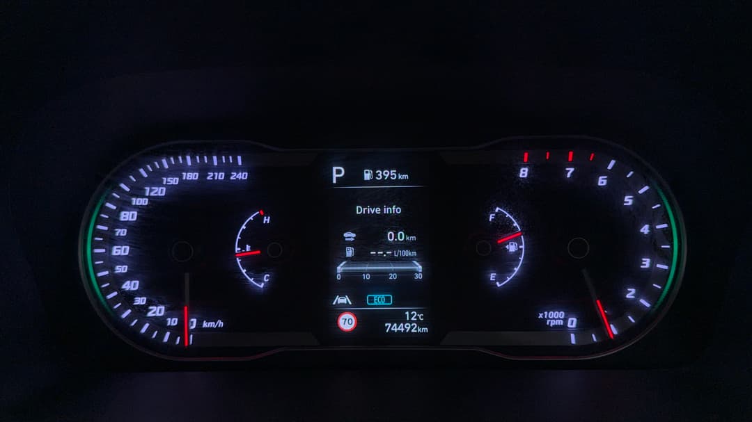 2023 Hyundai Tucson (FWD), Automatic, 74492 km, Odometer View