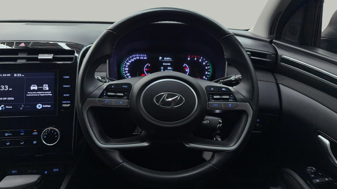 2023 Hyundai Tucson (FWD), Automatic, 74492 km, Steering Wheel Close-up