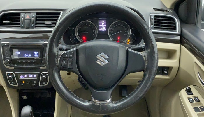 2017 Maruti Ciaz ZETA 1.4  AT PETROL, Petrol, Automatic, 54,393 km, Steering Wheel Close Up